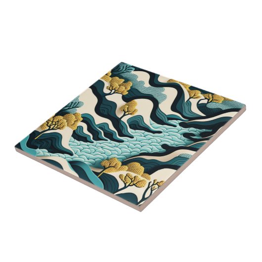 Carreau Paysage moderne (Côté)