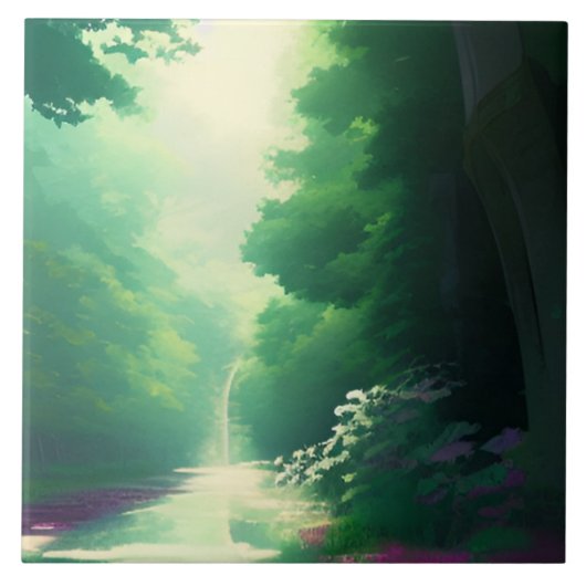 Carreau Paysage naturel Décoratif (Devant)