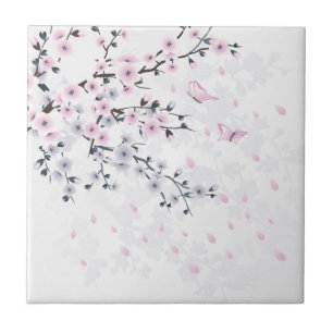 Carreau Paysage Pastel Cherry Blossom