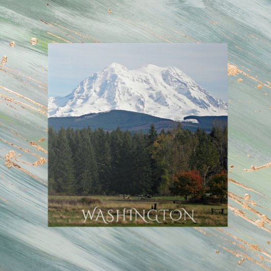 Carreau Paysage pittoresque du mont Washington Rainier