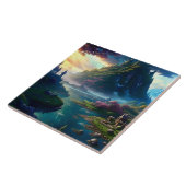 Carreau Paysage pittoresque Quatre (Côté)