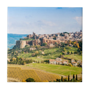 Carreau Paysage sur Orvieto