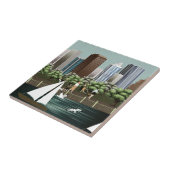 Carreau Paysage urbain (Côté)