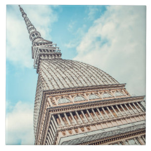 Carreau Paysage urbain de Mole Antonelliana, Turin, Italie