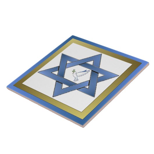 Carreau Peace Dove Star De David Carrelage En Céramique (Côté)