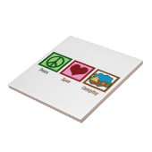 Carreau Peace Love Camping (Côté)