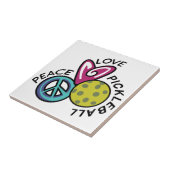 Carreau Peace Love Pickleball (Côté)