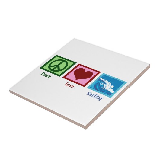 Carreau Peace Love Surfing (Côté)