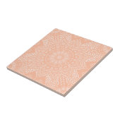 Carreau Peachy Boho Mandala (Côté)