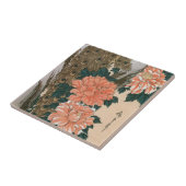 Carreau Peacock and Peonies de Hiroshige, Art japonais (Côté)