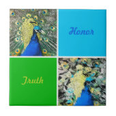 Carreau Peacock Art (Devant)