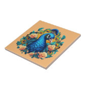 Carreau Peacock Avec Roses Peach (Côté)