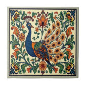 Carreau Peacock Bird Morris Morgan Boho (Devant)