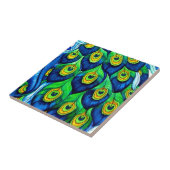 Carreau Peacock Feathers Design (Côté)