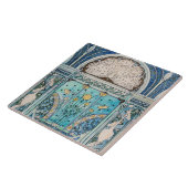 Carreau Peacock, Grues et tournesols Art nouveau (Côté)