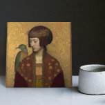 Carreau Peacock Morris Gold Bourgogne Art Nouveau Portrait<br><div class="desc">Bienvenue à CreaTile ! Vous trouverez ici des motifs de tuiles artisanales que j'ai personnellement façonné et vintage céramique et carreaux d'argile de porcelaine, qu'ils soient colorés ou naturels. J'aime concevoir des produits en céramique et en carrelage, dans l'espoir de vous donner un moyen de transformer votre maison en quelque...</div>