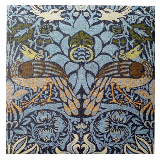 Carreau Peacock, William Morris (Devant)