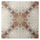Carreau Pearl Embellishments Ceramic Tile (Devant)