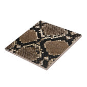 Carreau Peau de serpent à sonnette Diamond Back (Côté)