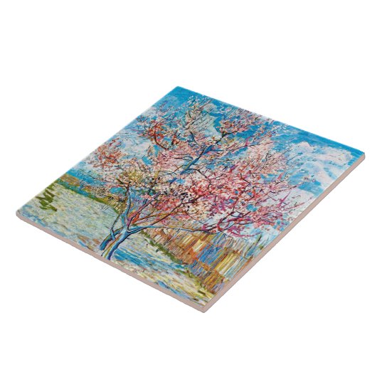 Carreau Pêche à fleurs, Van Gogh (Côté)