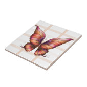 Carreau Pêche carrée avec le papillon (Côté)