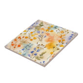 Carreau Pêche et périwinkle (Côté)