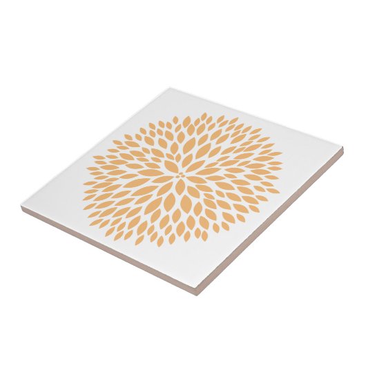 Carreau Pêche florale (Côté)