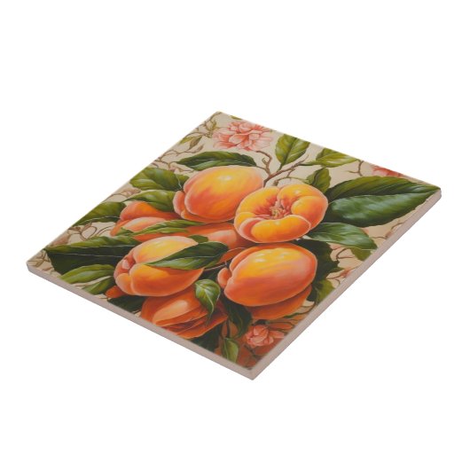 Carreau Pêche juteuse (Côté)