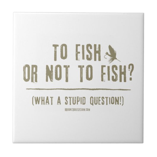 Carreau Pêcher ou ne pas pêcher ? Quelle question stupide (Devant)