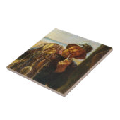 Carreau Pêcheur jovial (par Frederick Morgan) (Côté)