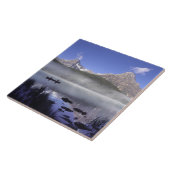 Carreau Pêcheurs en canot sur le lac Waterfowl, Banff (Côté)