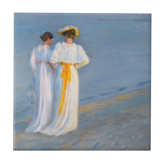Carreau Peder Severin Kroyer - Anna Ancher & Marie Kroyer (Devant)