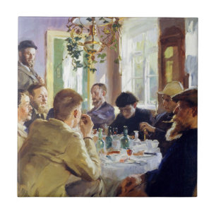 Carreau Peder Severin Kroyer - Heure du déjeuner