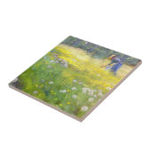 Carreau Peder Severin Kroyer - Marie Kroyer dans le jardin (Côté)