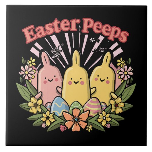 Carreau Peeps de Pâques (Devant)