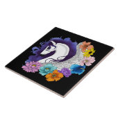 Carreau Pegasus Black Floral (Côté)