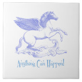 Carreau Pegasus "Tout peut arriver !" (Devant)