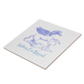 Carreau Pegasus "Tout peut arriver !" (Côté)