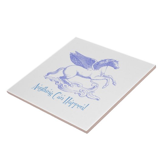 Carreau Pegasus "Tout peut arriver !" (Côté)