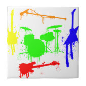 Carreau Peignez le graffiti de bande d'instruments de (Devant)