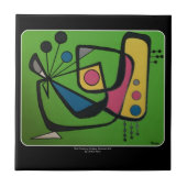 Carreau Peinture #4 abstraite de mod de la moitié du (Devant)