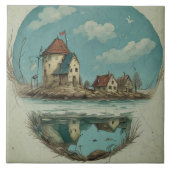 Carreau Peinture à l'huile no16 (Devant)