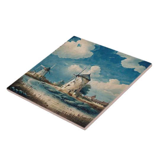 Carreau Peinture à l'huile no4 (Côté)