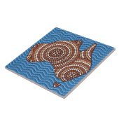Carreau Peinture à points en Australie aborigène (Côté)