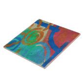 Carreau Peinture Abstraite au soleil et à la mer (Côté)