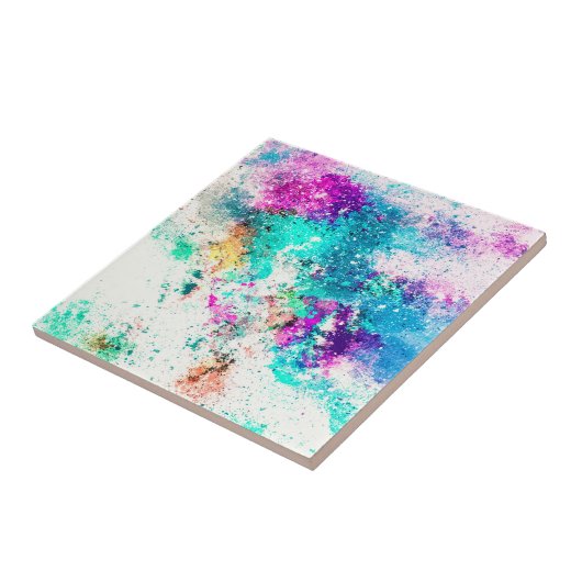 Carreau Peinture Abstraite mignonne (Côté)