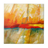 Carreau Peinture Abstraite moderne (Devant)