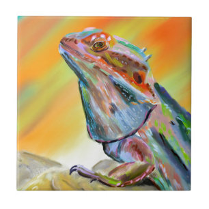 Carreau Peinture barbue chromatique de Digitals de dragon