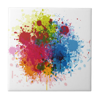 Carreau Peinture colorée