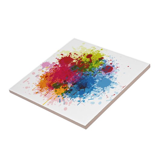 Carreau Peinture colorée (Côté)